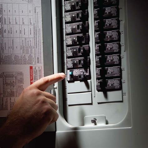 metal parts against circuit breakers